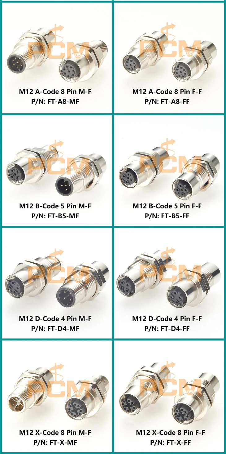 Panel Feedthrough Connector M8 M12 7/8'' price