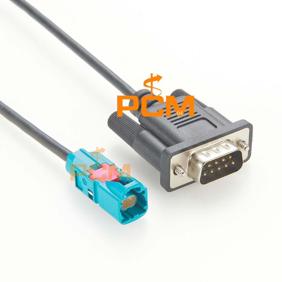 H-MTD Z To DB9 RS232 Connector Fakra Cable For Automotive Ethernet