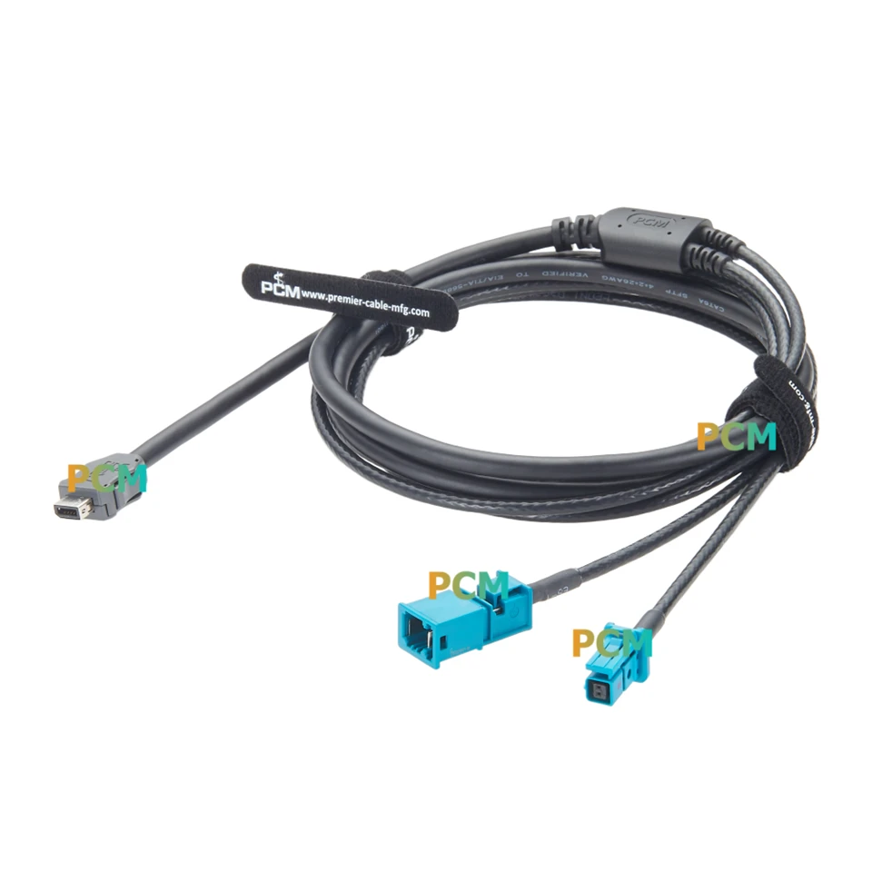 IX To Dual MATEnet Automotive Ethernet Cable