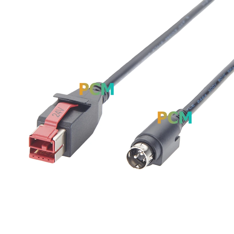 Powered USB To Hosiden 3 Pin 24V Cable