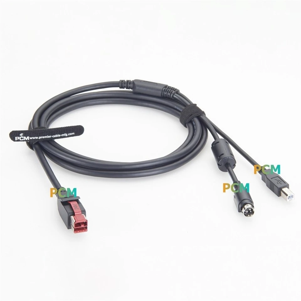 Powered USB To USB-B Hosiden 24V Power Cable best