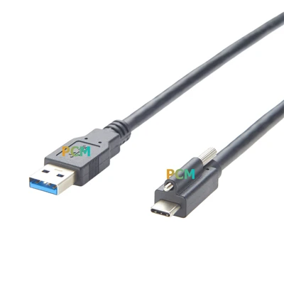 Cavo da USB 3.0 a USB C con bloccaggio a vite singola