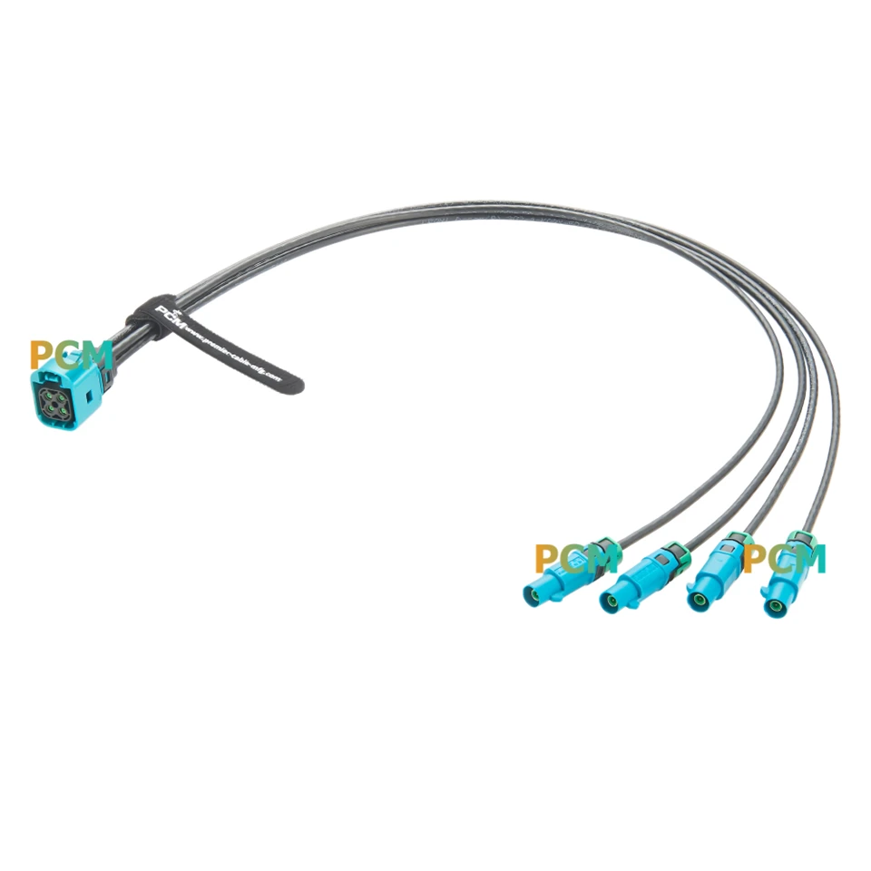 Waterproof TE Mini Fakra RF Coaxial Cable 2360000-1